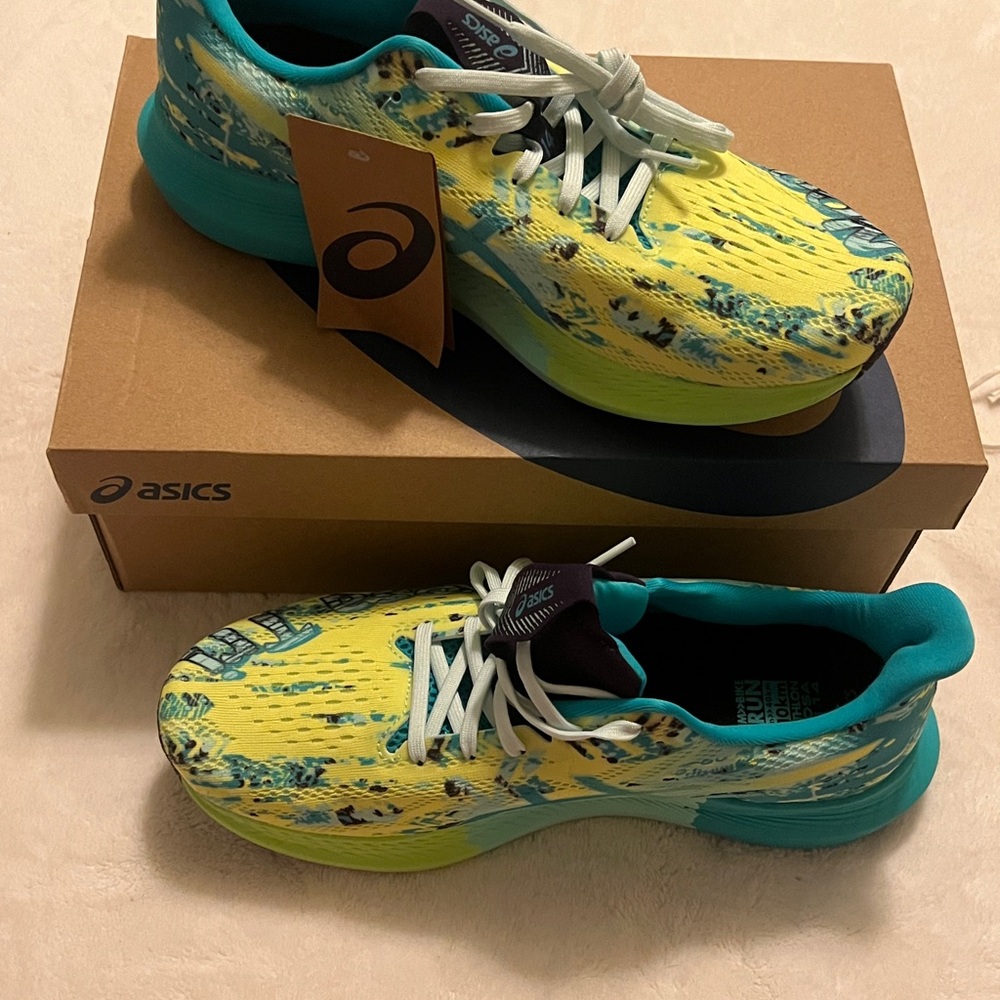 ASICS Women’s Shoes - Yellow and Teal